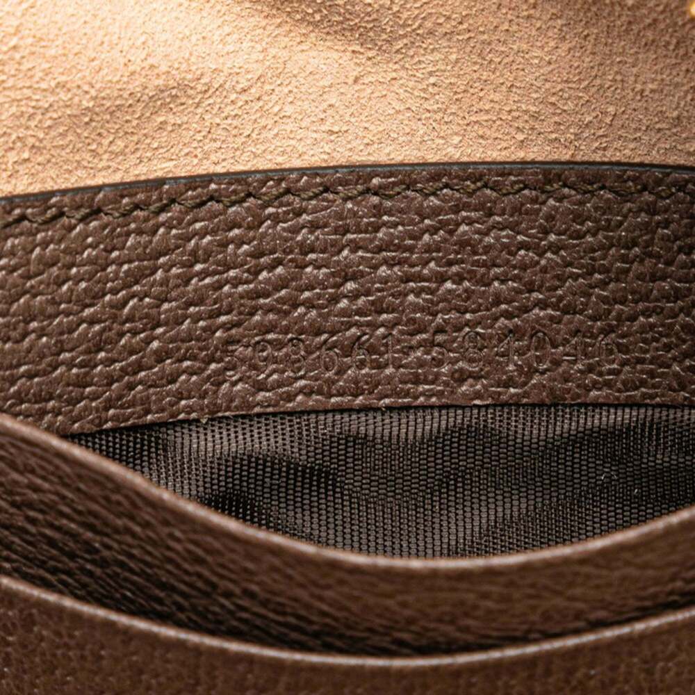 GUCCI Authentic Brown Leather Backpack - Picture 8 of 10